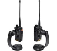 Foldable Suction Mount for Walkie Talkie Compatible with QUANSHENG UV-K5 UV5R Motorola Talkabout TLKR Radio with Back Clip