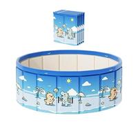 Foldable Swimming Pool - Outdoor Water Play Center with Drain Pipe Bath