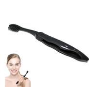 Foldable Toothbrush - ABS, 4.33x0.98x0.79in Soft Bristled Travel Toothbrush Portable Reusable | Charcoal Bristle Descaling Compact Folding For Travel, Camping, Kids
