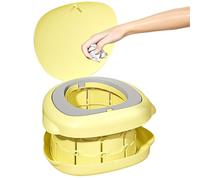 Foldable Travel Potty, Toddler Toilet Seat, 14.57in Portable Kids Toilets, Reusable Training, Lightweight Foldable Design for Camping, Outdoor Use, Home Convenience, Boys Girls