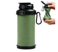 Foldable Water Bottles For Travel 750ml Large Silicone Bac Flask Wide Mouth