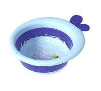 Foldbar Babytvättbassäng - Nyfödd tvätt ansikte fotbassäng tecknad serviette de bain porte-baignoire, tecknad tvättbassäng hopfällbar tvättbassäng, badbag badkar för spädbarn