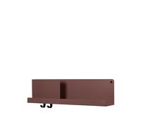 Folded Etagère 63x16,5 Rouge Foncé