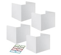 Folders for Students | 4pcs Desk Panel - Student Desk Dividers, Easy-to