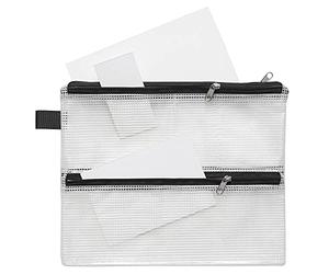 FolderSys 40444-30 Sac à fermeture éclair 4 compartiments A5