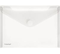 FolderSys Lot de 10 enveloppes en polypropylène (A5, incolore, 20 enveloppes).