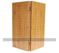 Folding Bamboo Go Board - 19 X 19 - Hinged with indented Lines - Perfect for Traditional Go Games
