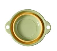 Folding Basin Multifunctional Children's Washbasin Household Portable Vegetable Washing Basin (Grün)