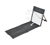 Folding Beach Lounger, Portable Poolside Chair, Reclining Seat with Adjustable Backrest, Lightweight Aluminum Frame Lounge with Carry Handle, Outdoor Poolside Beach Chair for Adults Kids Family Travel