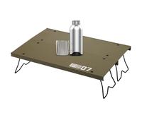 Folding Camping Table, Aluminum Alloy Foldable Desk, Lightweight and Stable Outdoor Furniture, Easy Setup, Ideal for Backpacking, Beach, Backyard, Fishing, Picnic Use