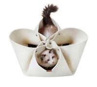 Folding Cat Tunnel, Foldable Kitten Tunnel, Interactive Pet Tunnel, Cat Tunnel Toy, Portable Cat Tunnel, Kitten Play Tunnel, Toy Ball Tunnel, Pet Play Tunnel, Cat Hideplace Cave, Felt Cat Tunnel