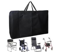 Folding Chair Bag - Heavy Duty Carrying Case | Durable Storage Bag For Beach Recliner And Lounge Chairr | Portable Organizer With Handle Yoga Mat Hammock Umbrella Camping Gear Travel Essentials