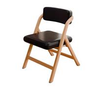 Folding Chair Chaise Pliante Châssis Mécanique Stable Design Luxe Léger Siège De Salle À Manger Revêtement Doux Résistant Usure Bureau Repas Détente Multifonctions(D)