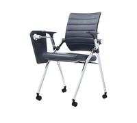 Folding Chair Cuir Plateau Table Fauteuil Conférence Pliable Rangement Siège Bureau École Ingénierie Entreprise Multiples Environnements Adapté Chaise(C)