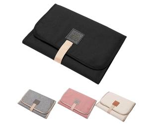 Folding Changing Pad - Foldable Comfortable Diaper Pad Waterproof | Kids Accessories With Magic Stickers For Outings Travel Trips Journeys