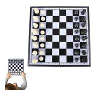 Folding Chess Board, Outdoors Travel Toy Portable, Chess Sets Game For Kids, Age 6 To Adult, Family Fun A Lightweight And Portable Ches Game Set, Featuring Magnetic Chesss Pieces. It's Also An Educati