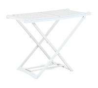 Folding Clothes Dry Rack White Plastic