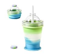 Folding Drink Container Ice Ball Making Bottle Portable Beverage Flask