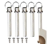 Folding Fan Repair Accessories-Copper Shaft Fasteners, Replacement Rivets and Nuts, High Strength Hand an Repair Kit, Adjustable Tension Shaft, Durable DIY Fan Hardware | for Folding Fans