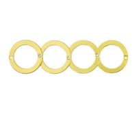 Folding Finger Ring, 4 Finger Trigger Ring, Fidget Toys Adults, Stress Reducing Finger Ring, Anxiety Relief Items, Outdoor Toys, Compact & Convenient Accessories (B-1PC)