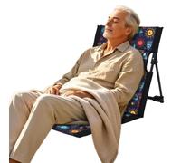 Folding Floor Chair Space Saving Reclining Seat For Camping Beach Travelers