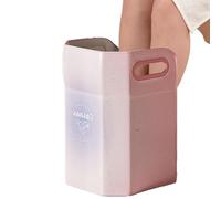 Folding Foot Bath Tub - Foot Tub Detox Machine, Pack Foldable Sole Bath | Large Capacity Basin With Handles, Sturdy Soak Basin For Pedicure, Relax, Detox And Massage