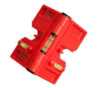 Folding Magnetic Post Leveler, Portable Post Levels, 7.32x5.24x0.39 Inches Compact Fence Tool, Foldable Leveling Tools, for Woodworkers, Carpenters, and Construction Projects