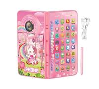Folding Play Phone - Kids Toy Telephone with Drawing Board, Rechargeable, L