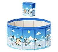 Folding Pool Outdoor Bath Tub with - - - Drain Pipe Non-Slip Kid Pool for |