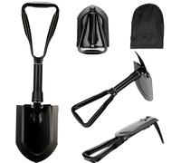 Folding Shovel 58 Cm,Snow Shovel,Multifunctional Shovel Extra Stable High Resist Carbon Steel With Carry Bag,Combination Folding Camping Shovel For Outdoor Hiking