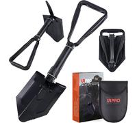 Folding Shovel With Pickaxe,Handle And Portable Blade Carbon Steel Survival Trench Military Trench Tool For Camping,Gardening,Digging,Mud And Snow