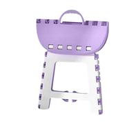 Folding Step Stool, Portable Anti-Slip Camping Chair, Compact Foldings Stools for Bedside, Kitchen, Hiking, Outdoors, Easy Carry, Versatile Seating and Steps Aid, 29.5x24.5x26.5cm