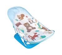 Folding Toddler Bath Tub, Adjustable Baby Bathtub, Skin-Friendly Support Seat, Foldable Bath Net, Comfortable Safe Bathtub for Kids, Home Use, Family, Friends, 60 x 35 x 33 cm Multicolore