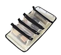 Folding Toiletry Bag - Travel Makeup Organizer | 4-in-1 Detachable Toiletries Bag | Hanging Cosmetic Bag for Women Men | Portable Bathroom Storage for Travel, Gym, Camping