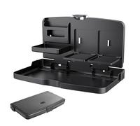 Folding Tray - ABS, 34 x 20 x 3 cm Table Tray Foldable Design | And Portable Car Seat Table, Backseat Trays For Fast Food, Travel, Road Trips, Outdoor Dining, Car Organization
