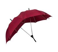 Folding Umbrellas Double Size Couple Person Windproof Ribs Parasol Gift for Lovers(Rojo)