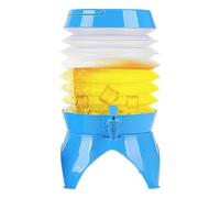 Folding Water Bottle With Tap - Porțable Camping Dispenser | Juice Beverage Container With Stand | For Travel Picnics BBQs, Space-Saving