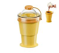 Folding Water Cup, 375ml Reusable Drinkware, Silicone Folding Coffee Mug, Space-Saving Travel Cup, Portable Beverage Holder for Soda, Wine, Kids, Adults, Teens, Camping, Beach, Picnic, School