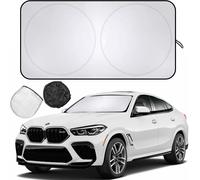 Folding Windshield Sun Visor Portable Car Sun Shade Against 99.9% Uv Rays Suitable For Various Cars (160 X 85 Cm)