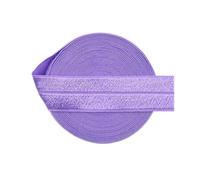 Foldover Élastique 1,9 cm 20 mm Satin Spandex Bande Bandeau Sous-Vêtements Robe Couture Garniture 2/5/10 Yard Violet 4,6 m