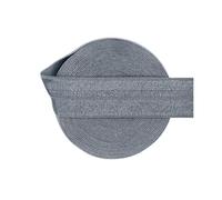 Foldover Élastique 1,9 cm 20 mm Satin Spandex Bande Bandeau Sous-Vêtements Robe Couture Garniture 2/5/10 Yard Anthracite 4,6 m