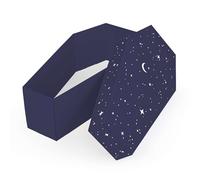 FOLDZILLA Cercueil en Carton pour Chiens, Chats et Petits Animaux 26 x 14 x 8 cm Cercueil pour Animaux pour Un Adieu respectueux - Ciel étoilé