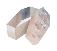 FOLDZILLA Cercueil en Carton pour Chiens, Chats et Petits Animaux 46 x 24 x 16 cm Cercueil pour Animaux pour Un Adieu respectueux - Ciel de Nuit