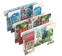 FOLDZILLA Jeu de décors pour théâtre de marionnettes guignol 45 x 85,8 x 1 cm en Carton - Conte de fées