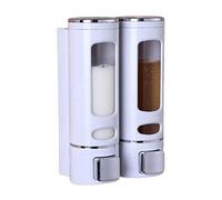 Folewr Distributeur de savon liquide à suspendre à un mur ou à une seule pression pour la douche, la cuisine, la salle de bain
