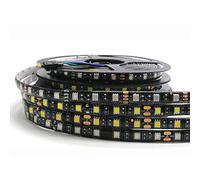 FOLGEMIR 5m Ruban de LED - blanc froid, 5050 SMD 300 LED, bande de lumière étanche IP65, chaîne légère DC 12V, rétro-éclairage lumineux