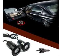 FOLGEMIR Pack de 2 lumières projecteur de porte, LED Bienvenue voiture, LED car Logo, Lumière Lampe universel pour véhicule de 12 V (Logo 101 - Skelett)