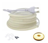 FOLGEMIR Ruban à LED COB 25m Blanc Chaud 3000K, Bande LED 220V 230V, flexible haute densité, CRI≥90, éclairage super lumineux, IP65 étanche