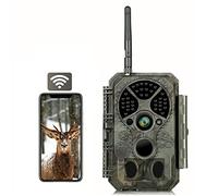 Folgtek Caméra de Chasse Wi-FI 32 MP 1296P avec Vision Nocturne et détection de Mouvement, étanche IP66, Grand Angle de 120 ° et Temps de déclenchement de 0,1 s pour arrière-Cour, Jardin, Ferme