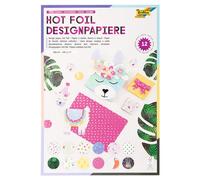 Folia Bloc de papier design Hotfoil II A4 165 g/m2 12 feuilles multicolore